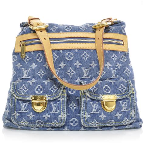 louis vuitton bags blue color|louis vuitton blue denim bag.